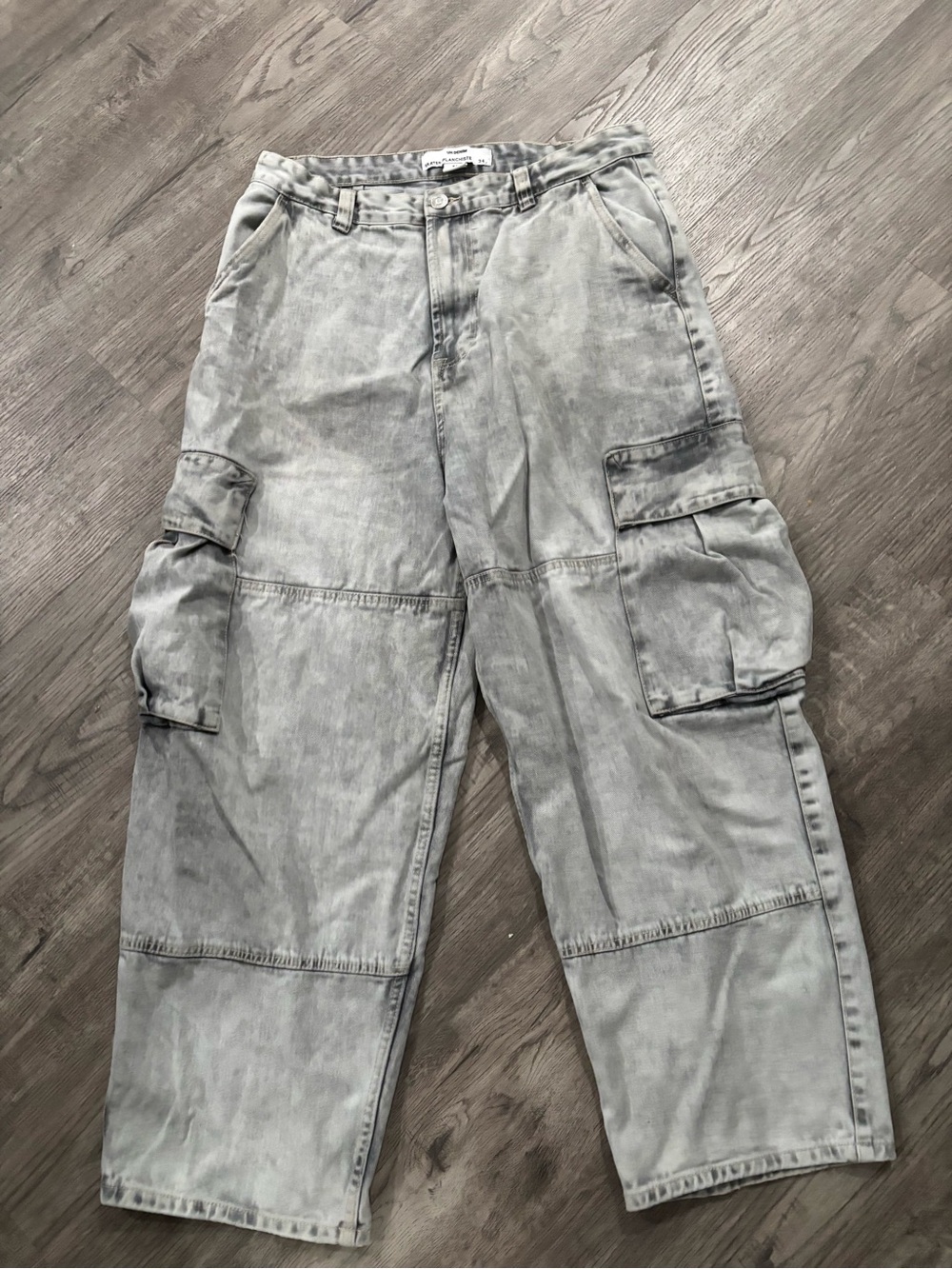 Men's Gray Cargo Pants - Skater boy style